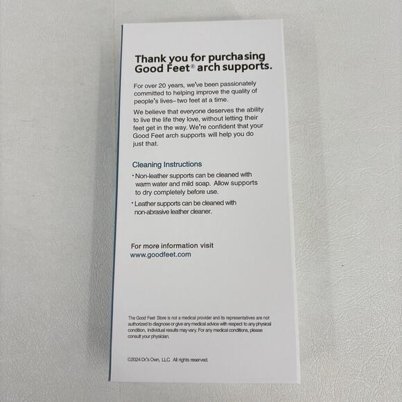 The Good Feet Store Maintainer Arch Support 11R Rigid Deluxe Plus Leather - Picture 6 of 10